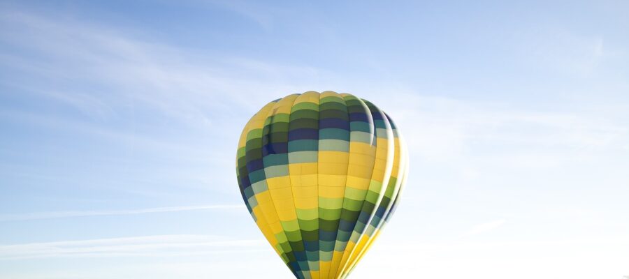 adventure, hot air balloon, sky, nature, field, landscape