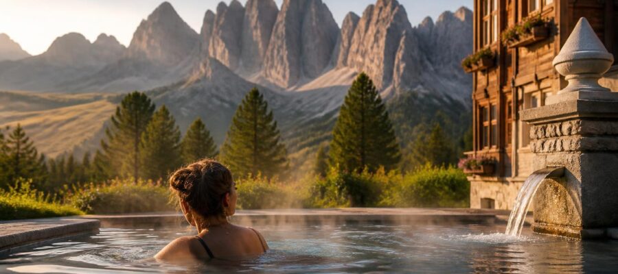 Kurhotels in den Dolomiten: Wenn alte Heilquellen auf eine beeindruckende Berglandschaft treffen