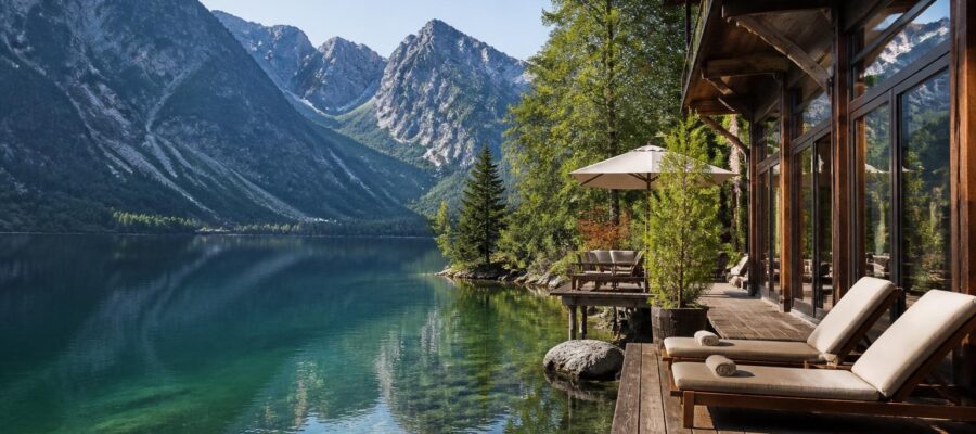 Hotels am Bergsee: Wenn Wasser und Gipfel direkt vor der Tür liegen